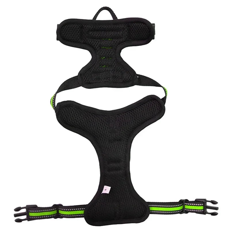 Adjustable No-Pull Dog Harness – Reflective & Breathable