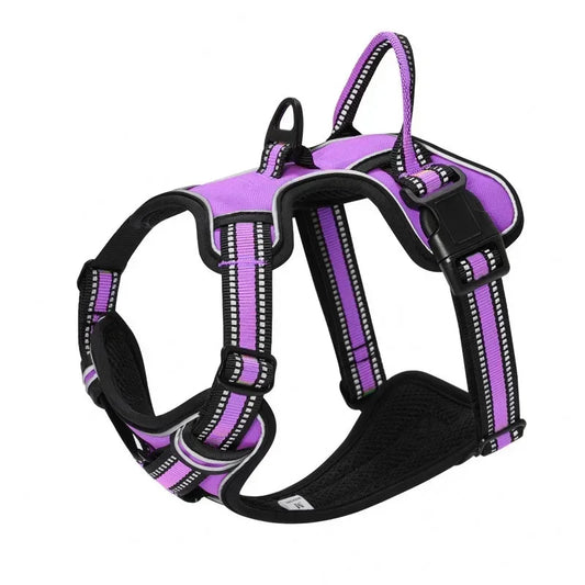Adjustable No-Pull Dog Harness – Reflective & Breathable