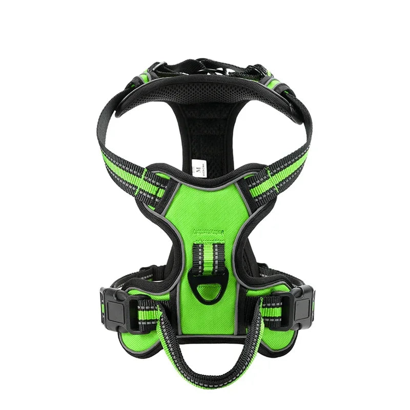 Adjustable No-Pull Dog Harness – Reflective & Breathable